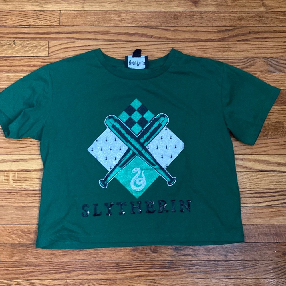 Harry Potter Slytherin’ crop tee